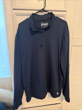 Sporto Men's Navy Half-Zip Sweater